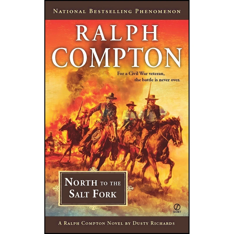 کتاب Ralph Compton North to the Salt Fork  اثر Dusty Richards and Ralph Compton انتشارات Berkley