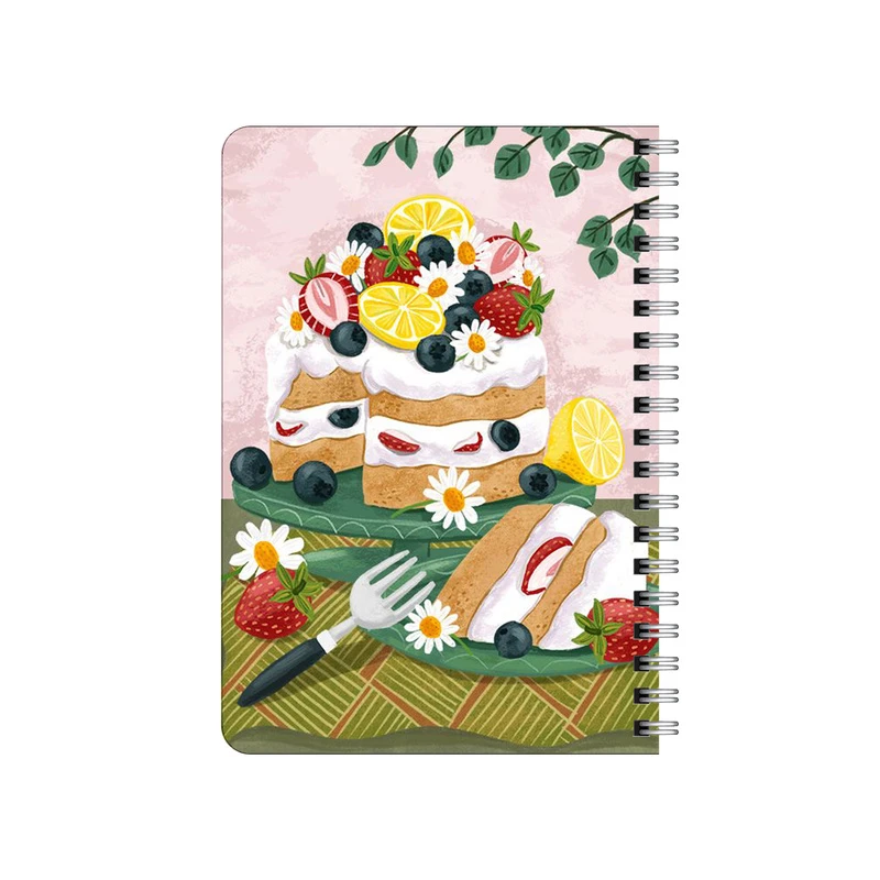دفترچه یادداشت بامبیلیپ مدل چوبی طرح کیک میوه ای کد 4233716