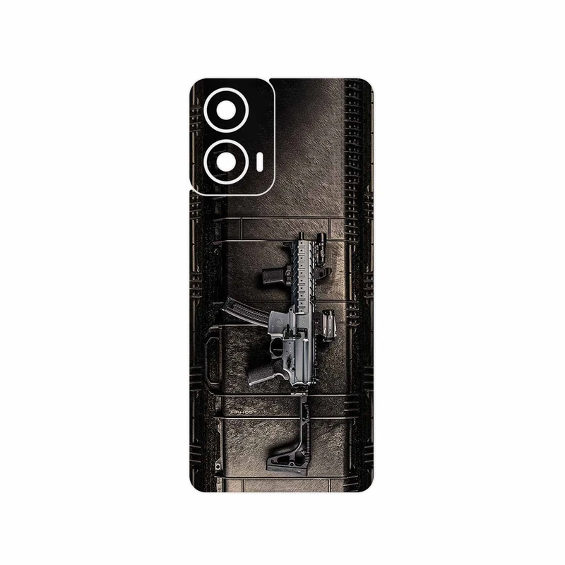 برچسب پوششی ماهوت مدل GUN مناسب برای گوشی موبایل موتورولا Moto G24