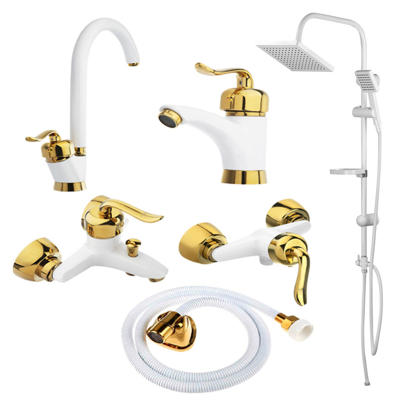 ست شیرآلات فراست پویا مدل تنسو پلاس مجموعه 6 عددی