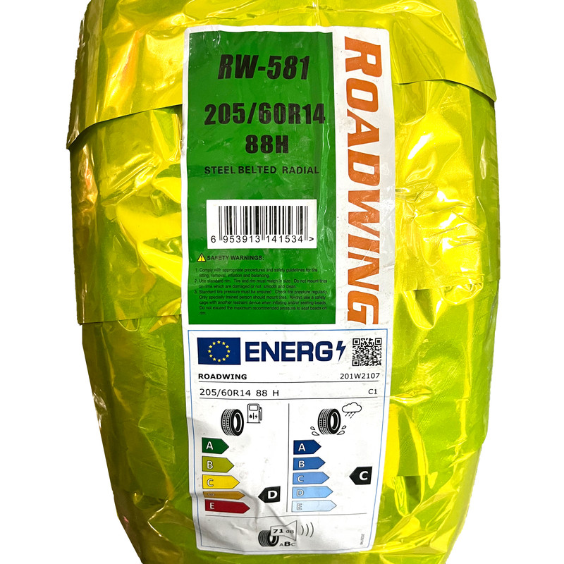 لاستیک خودرو رودوینگ مدل RW-581 سایز 205/60R14 - دو حلقه