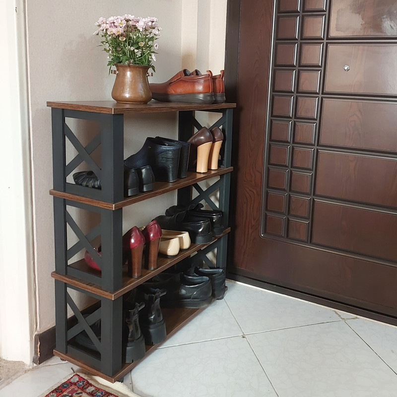 جاکفشی مدل ضربدری چهار طبقه