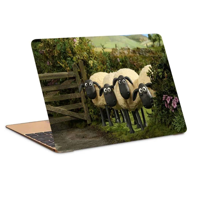 استیکر لپ تاپ طرح Sheep-6 کد P-954 مناسب برای لپ تاپ 15.6 اینچ