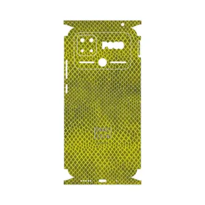 MAHOOT Yellow Snake Skin-FullSkin Cover Sticker for Xiaomi Poco C40