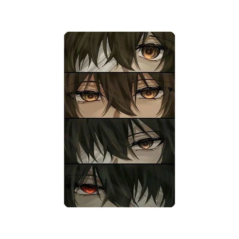 استیکر کارت مدل انیمه طرح سگ‌های ولگرد بانگو اوسامو دازای Bungo Stray Dogs Osamu dazai کد 5070