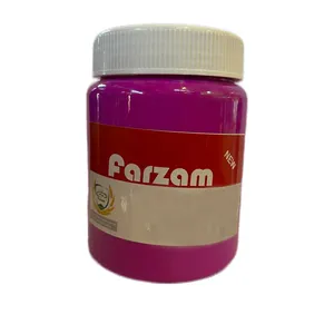 رنگ فلورسنت بنفش فرزام کد 223 وزن نیم کیلوگرم