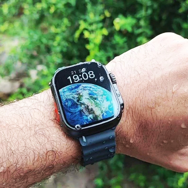 ساعت هوشمند 40 میلی متری مدل T800 Ultra3 بندسیلیکون