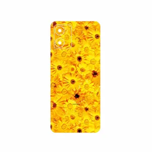 MAHOOT Yellow_Flower Cover Sticker for Motorola Moto E13