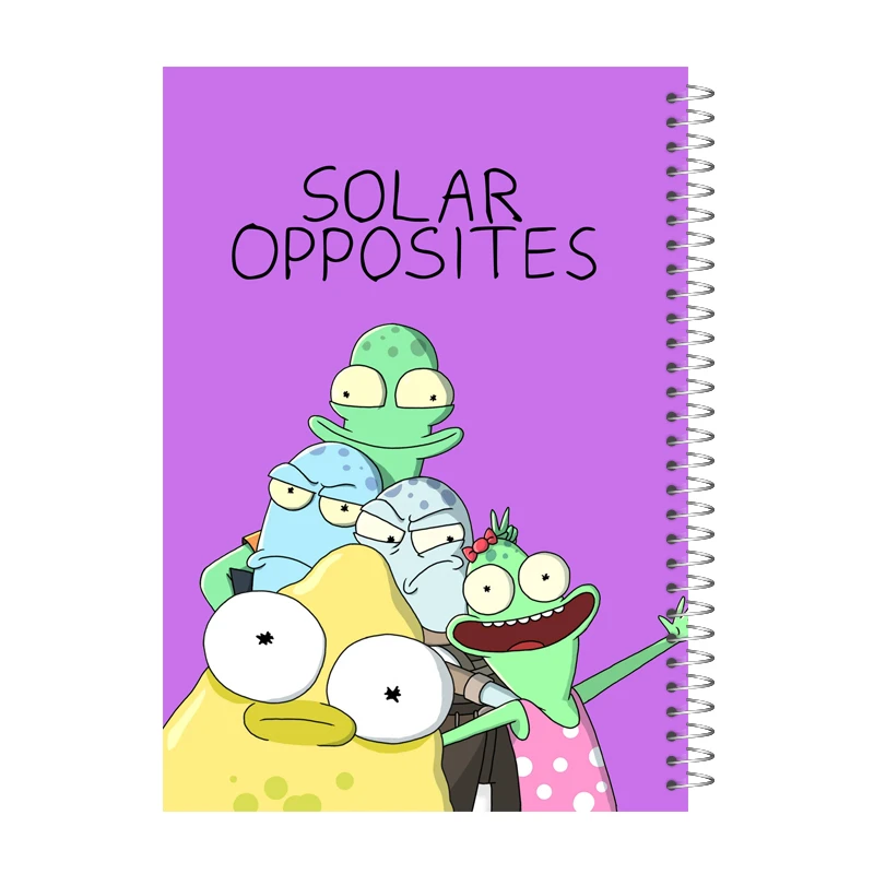 دفتر یادداشت 60 برگ آی چاپ مدل solar opposites کد 768