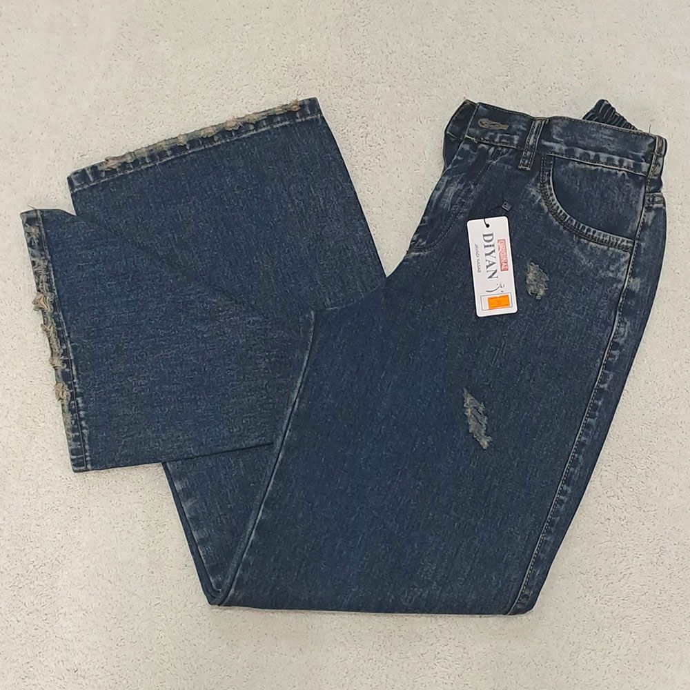 شلوار جین زاپ دار زنانه دیان مدل بگ -  - 10