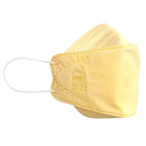  ماسک تنفسی بهسا مدل سه بعدی 3D-BSA-03-Ylw بسته 3 عددی 