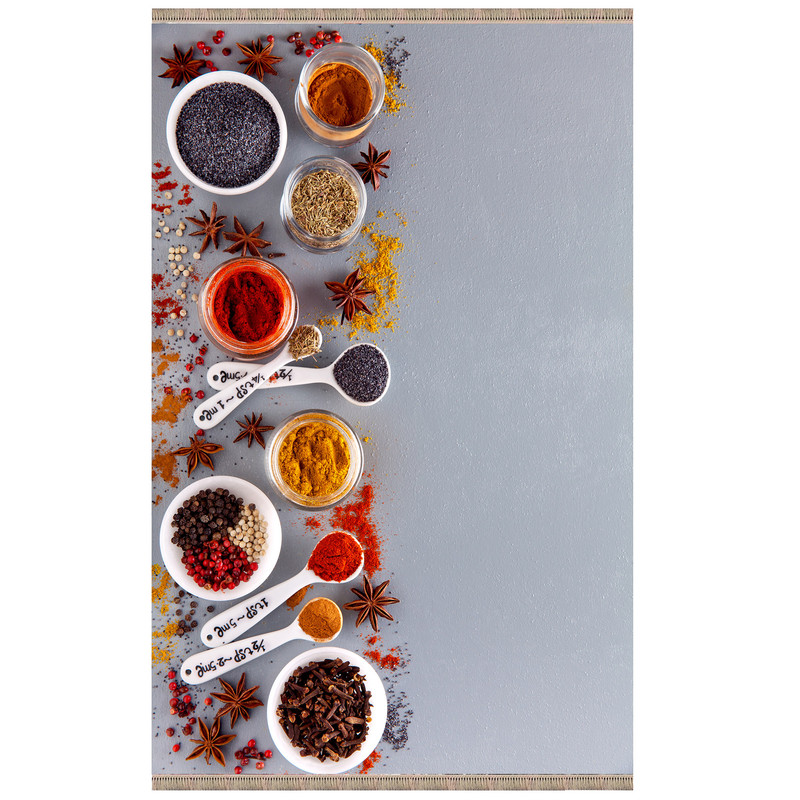 فرش پارچه ای مدل ترمزدار طرح آشپزخانه