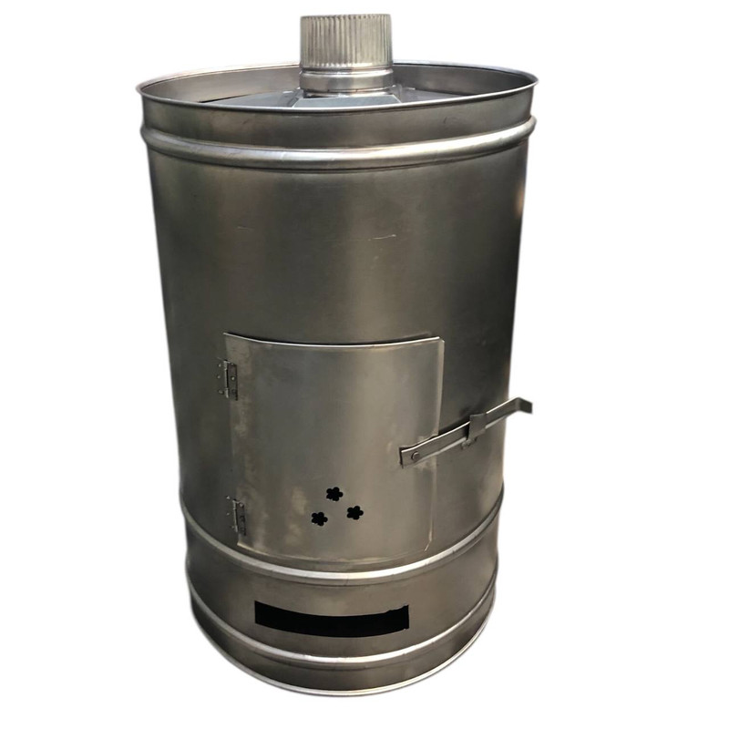 بخاری هیزمی زمین مدل استوانه ای 40