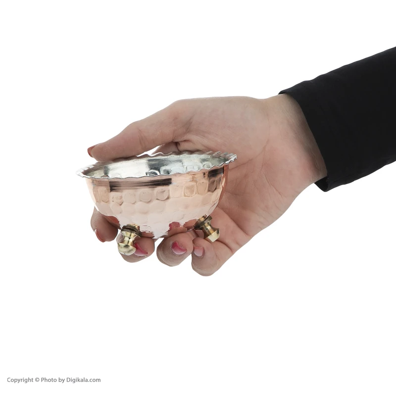 عکس شماره 5 : پیاله مسی مدل هفت سین کد 001 بسته 6 عددی