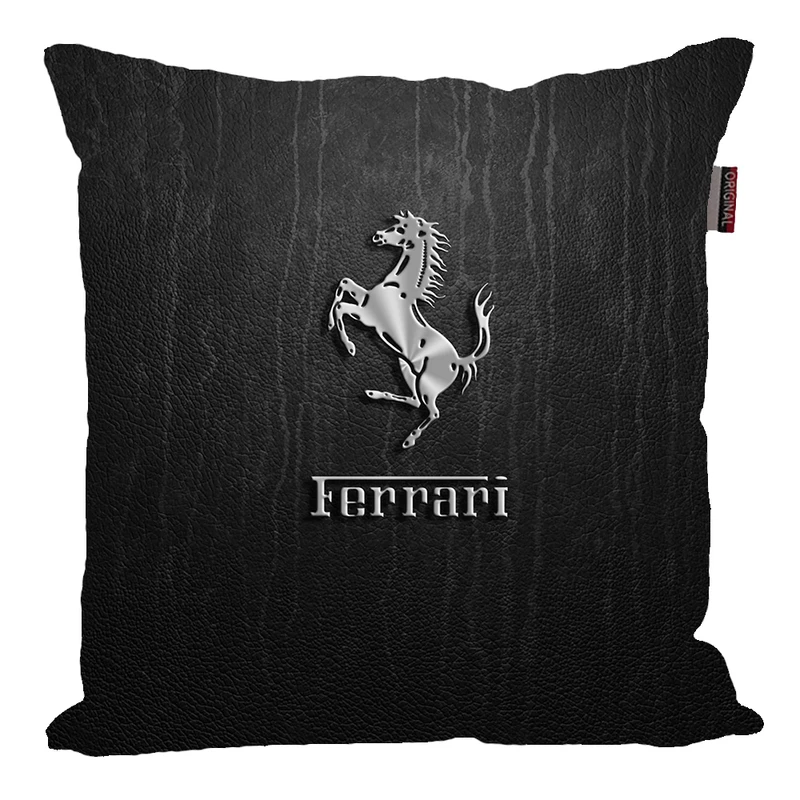 کوسن مدل فراری Ferrari طرح چرم کد KO316