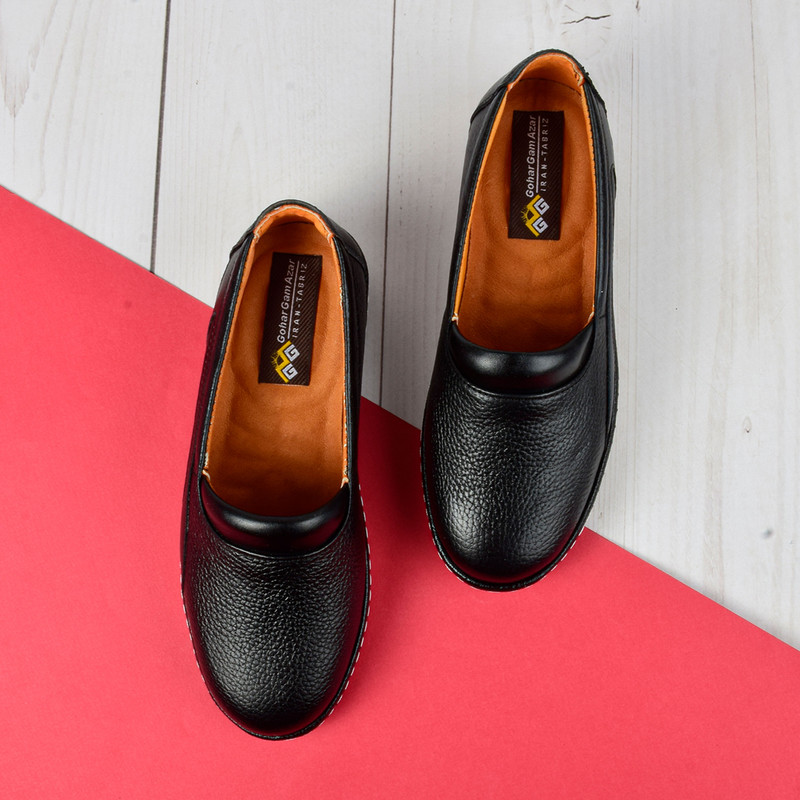 کفش روزمره زنانه مدل چرم طبیعی BK.4143