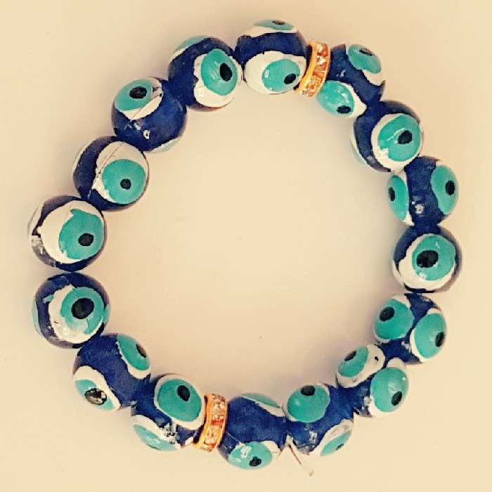 دستبند دخترانه مدل چشم نظر کد P555 دستبند دخترانه مدل چشم نظر کد P555