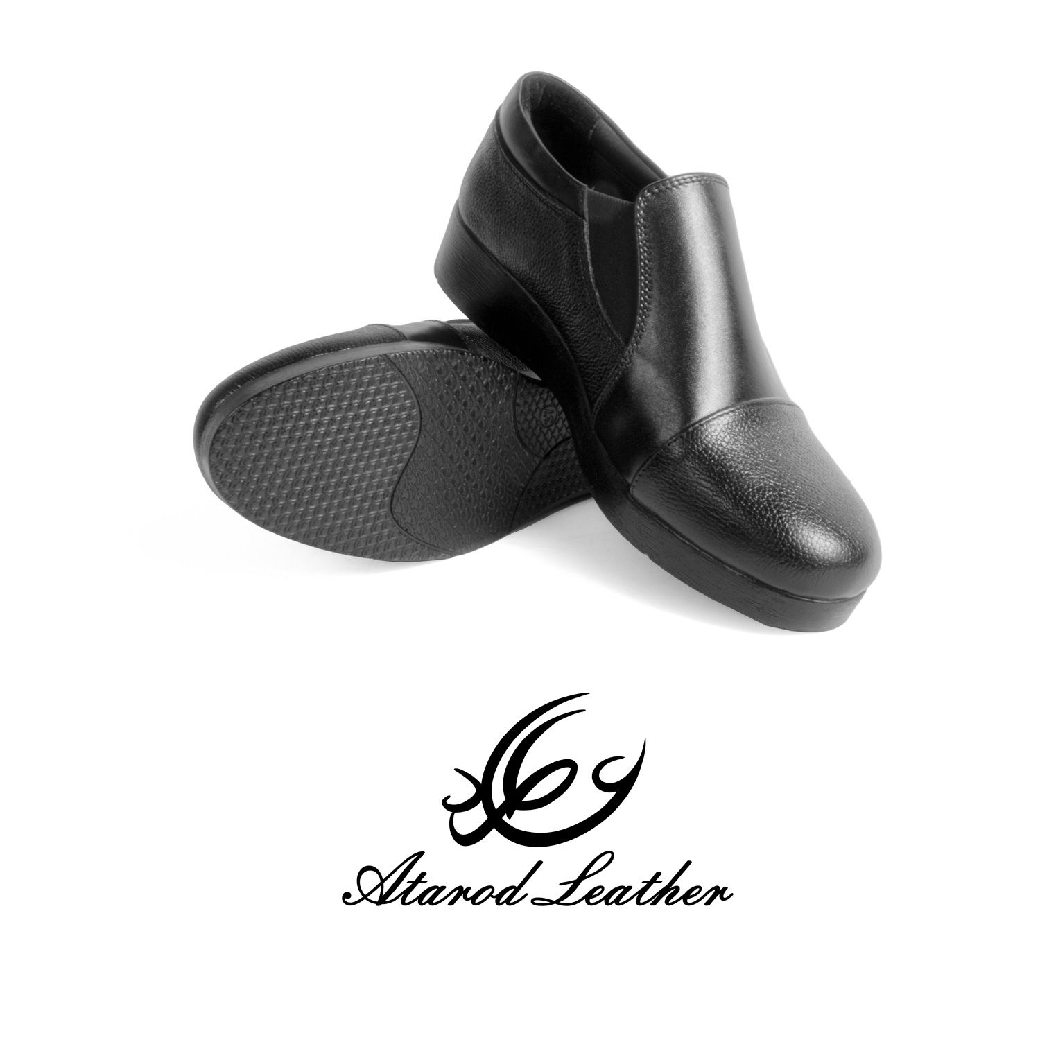 کفش طبی زنانه چرم عطارد مدل چرم طبیعی کد SH159 -  - 10