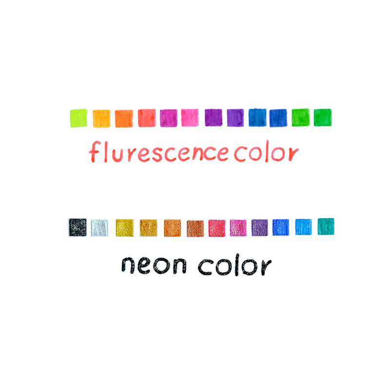 خودکار مدل فلورسنس و نئون مجموعه 2 عددی