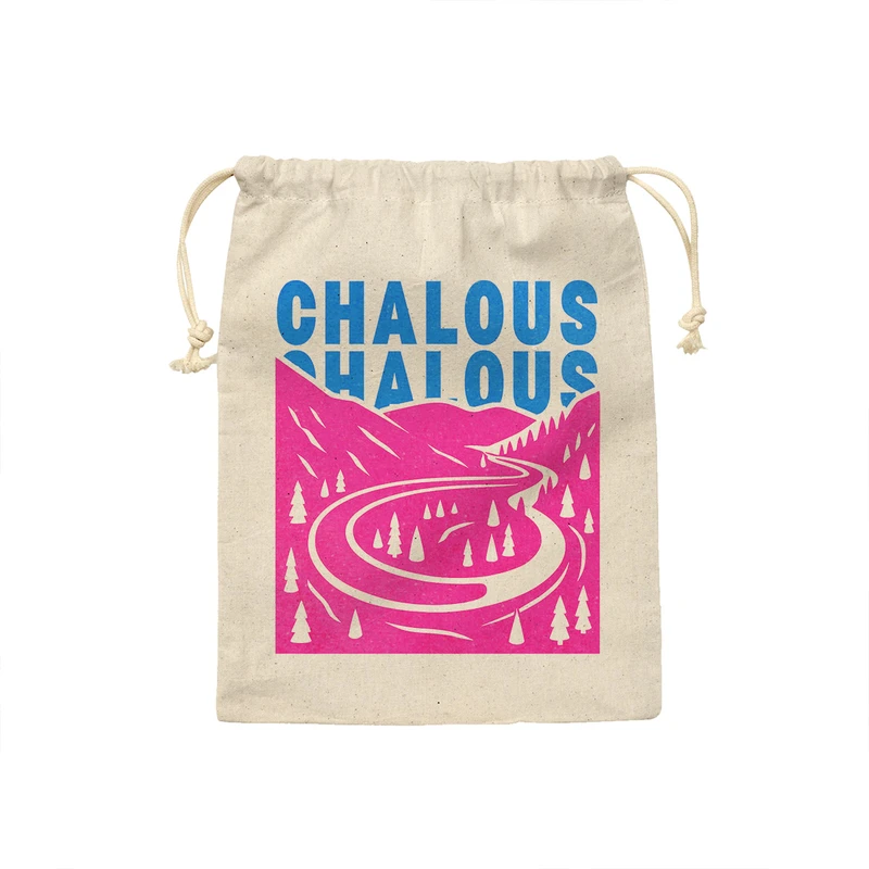 کیسه نان و سبزی ترمه طراحان ایده مدل نماد جاده چالوس کد map0096 - M سایز 23x33 سانتی متر