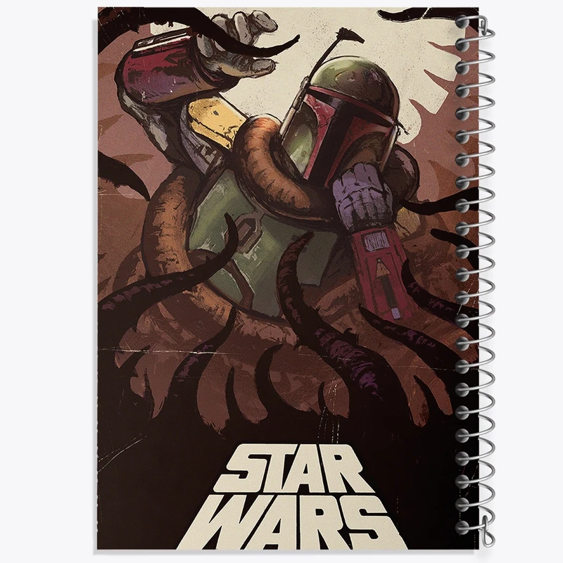 دفتر مشق 100 برگ خندالو طرح جنگ ستارگان (Star Wars) کد F1771
