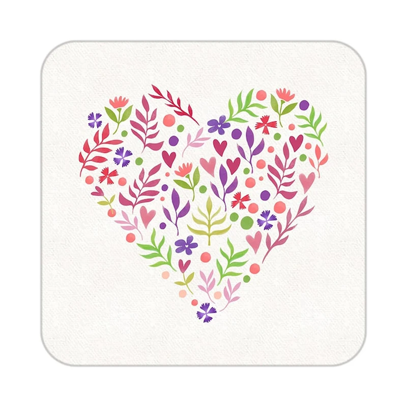 زیر لیوانی کاکتی طرح عاشقانه مدل mp41076