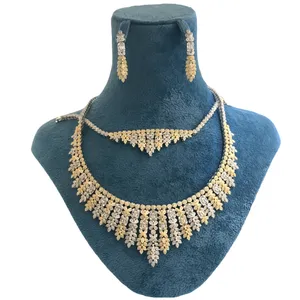 نیم ست نقره زنانه مدل سوپر رویال جواهری اتریشی