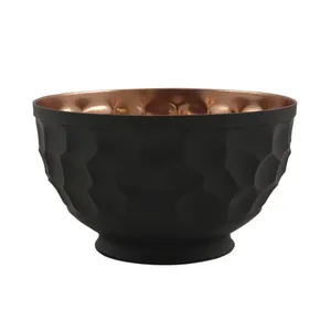 کاسه مسی مدل پایه دار طرح مدرن کد 85