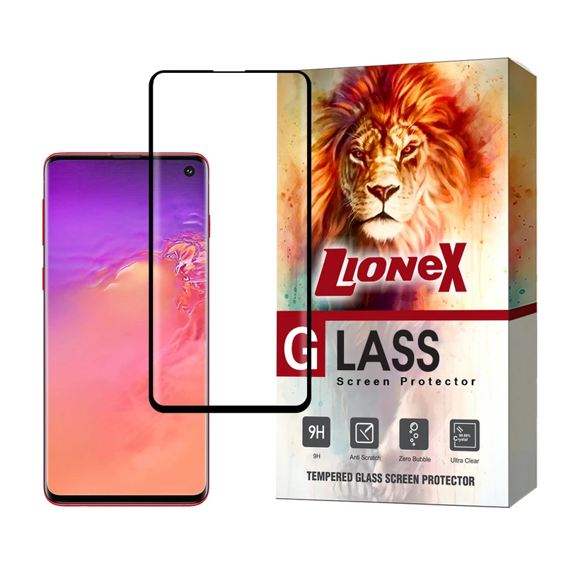 محافظ صفحه نمایش لایونکس مدل EDGNWLI مناسب برای گوشی موبایل سامسونگ Galaxy S10 4G