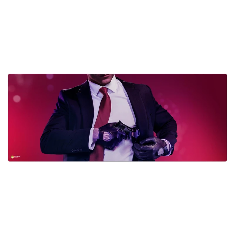 ماوس پد هومرو مدل HX505 طرح Hitman سایز 40x100 سانتی‌متر