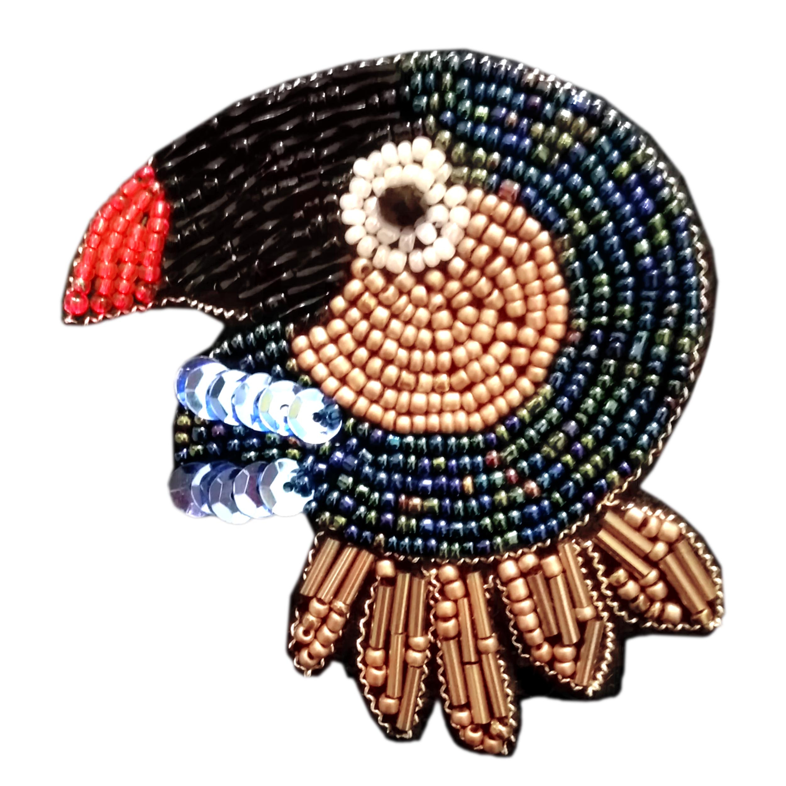 گل سینه زنانه طرح سندباد مدل sa