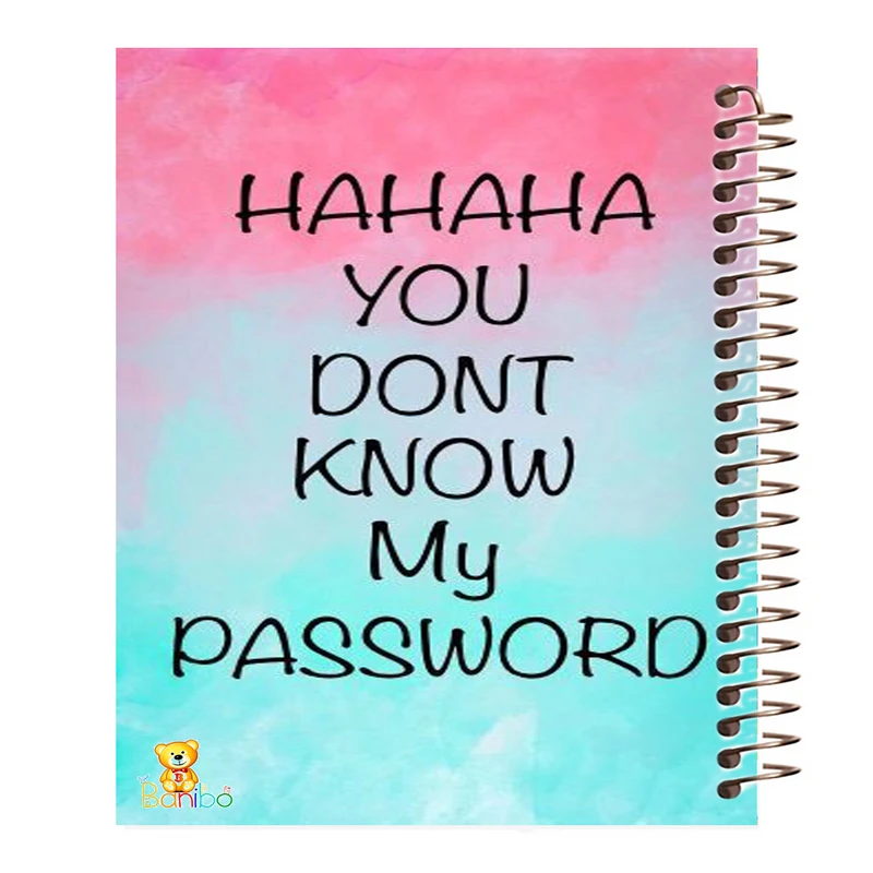 دفتر نقاشی 100 برگ سیمی بانیبو مدل password کد 3493