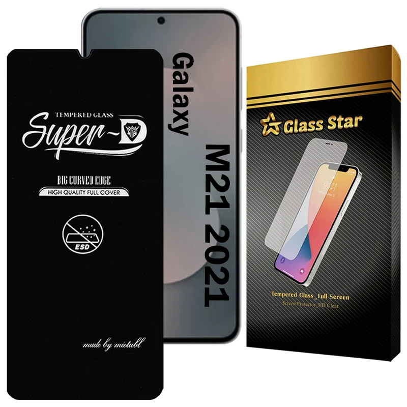 محافظ صفحه نمایش گلس استار مدل SUPERDNS مناسب برای گوشی موبایل سامسونگ Galaxy M21 2021