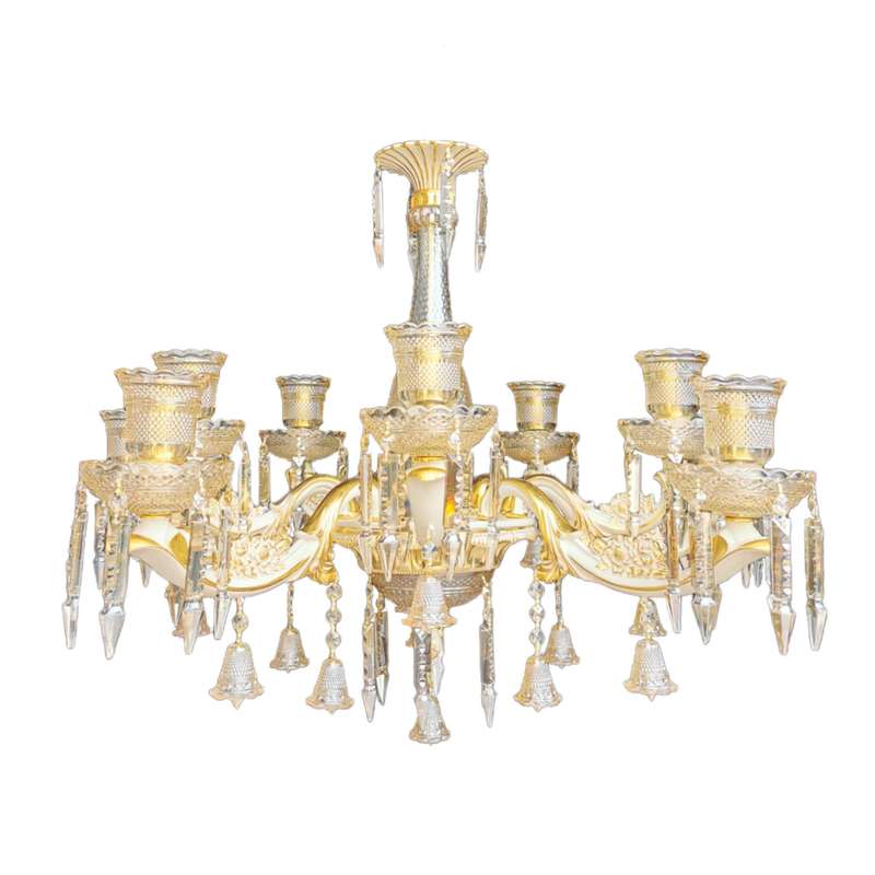 لوستر 10 شعله مدل باکارز 