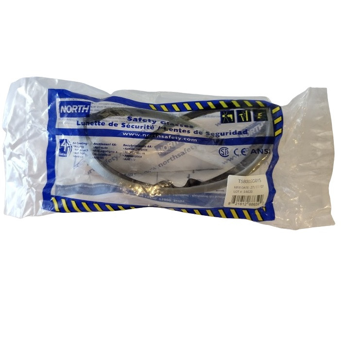 عینک ایمنی نورث مدل T58005GRYS