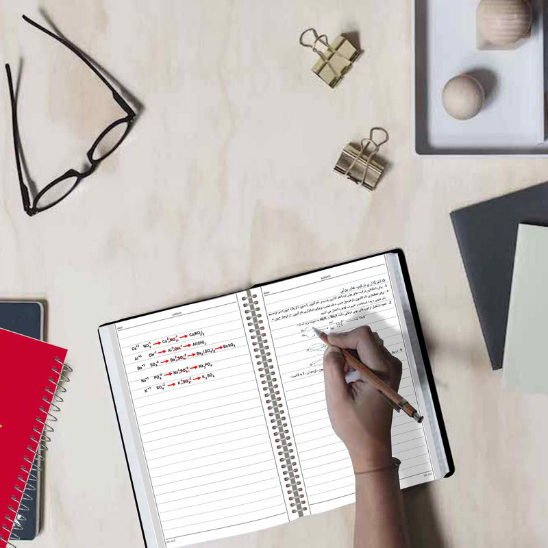 دفتر مشق 50 برگ مستر راد مدل دفتر شیمی کد 1716