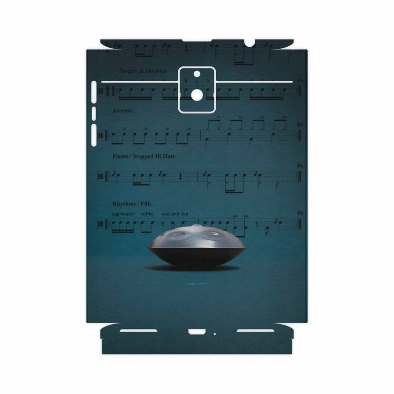 برچسب پوششی ماهوت مدل Hang Instrument-FullSkin مناسب برای گوشی موبایل بلک بری Passport