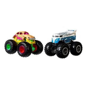 ماشین بازی هات ویلز مدل Monster Trucks کد FYJ64 - GTJ48 مجموعه 2 عددی