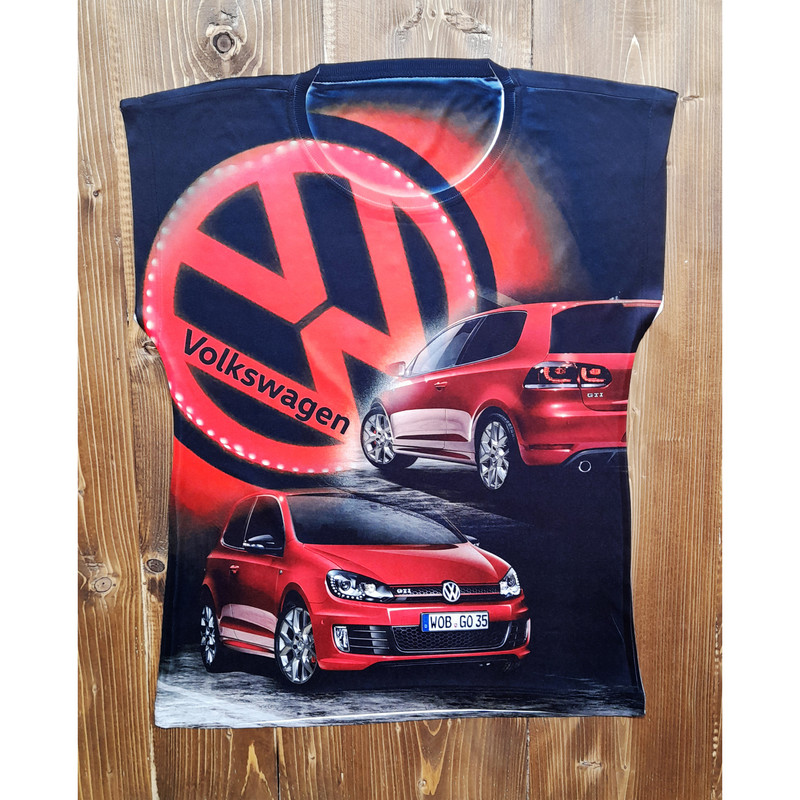 تاپ ورزشی پسرانه طرح ماشین کد VW01