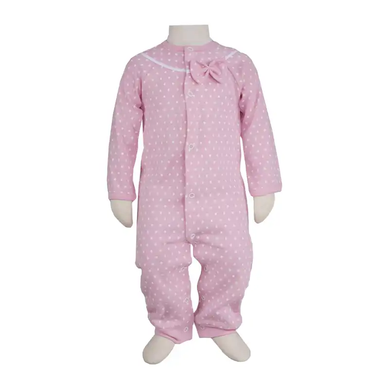 ست سرهمی و کلاه نوزادی آدمک کد 138701 رنگ صورتی