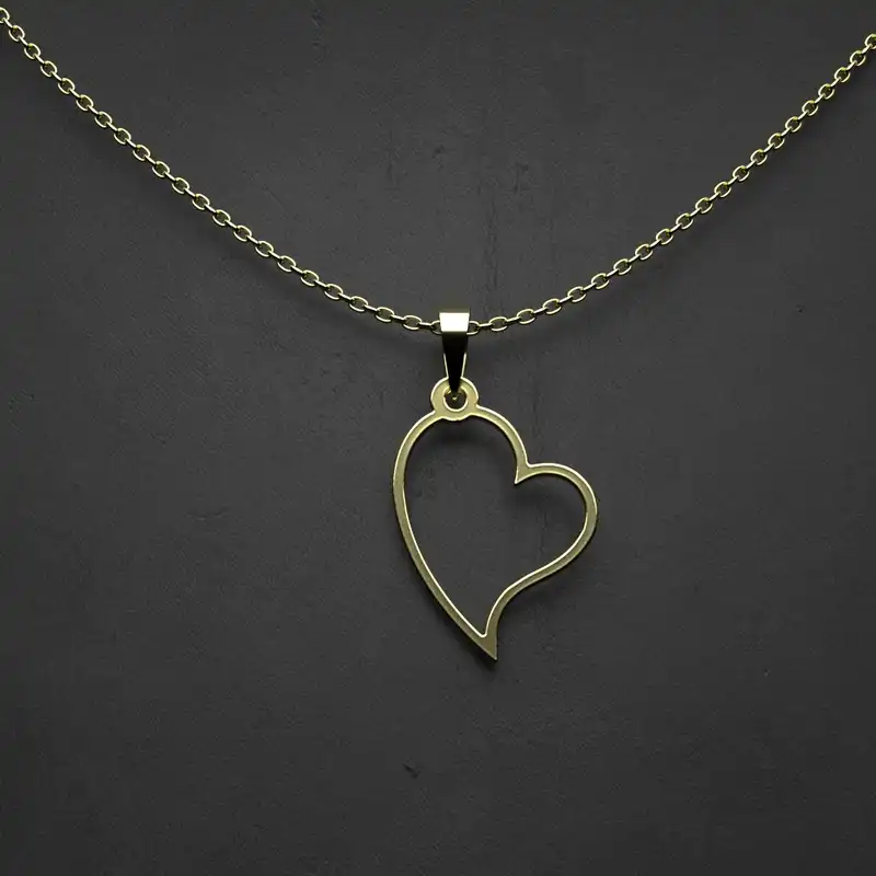 گردنبند طلا 18 عیار زنانه مدوپد مدل گل کد CA10342