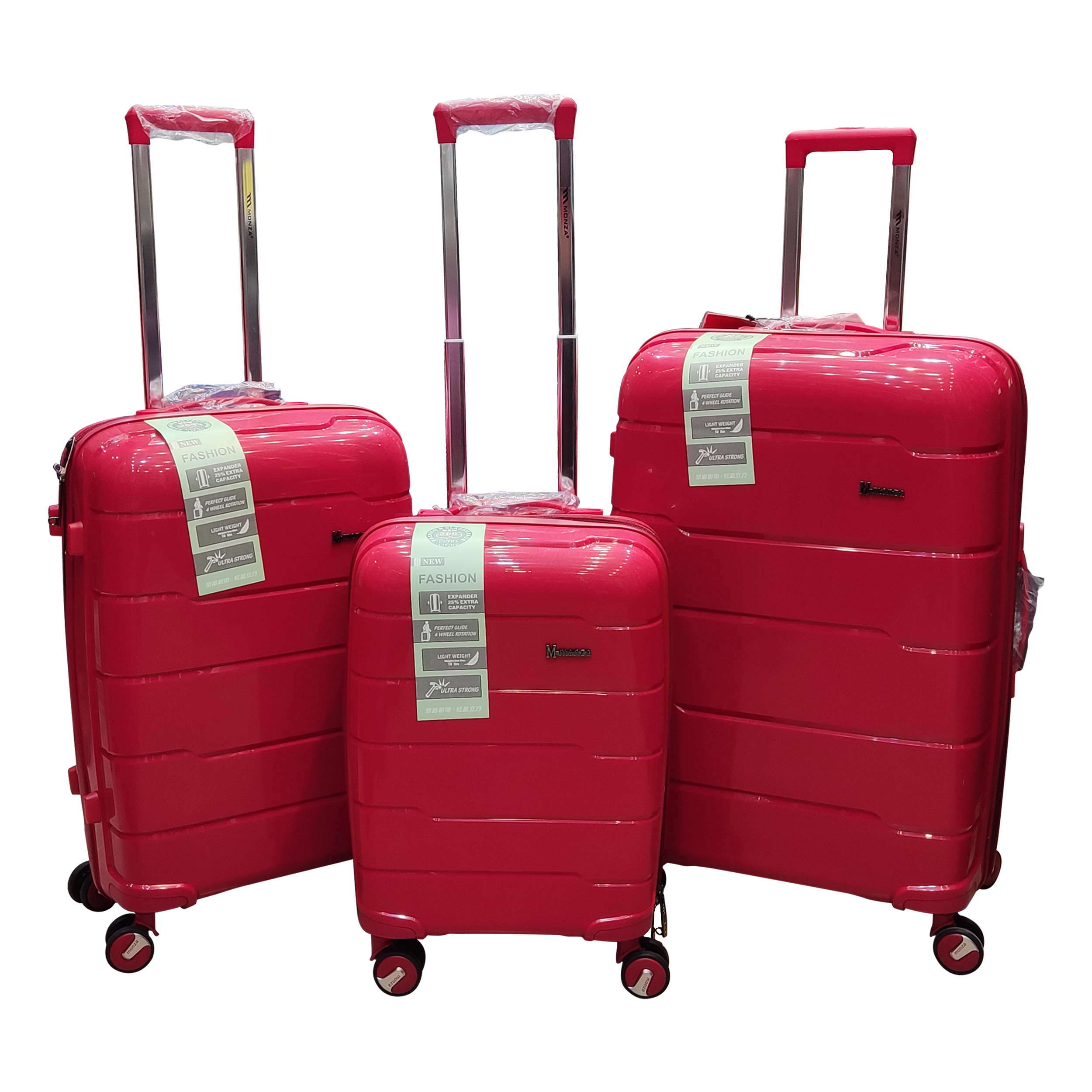 مجموعه سه عددی چمدان مونزا  مدل  Fashion