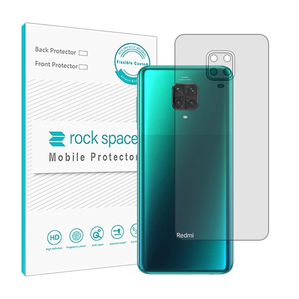 محافظ پشت گوشی شفاف راک اسپیس مدل HyGEL مناسب برای گوشی موبایل شیائومی Redmi Note 9 Pro