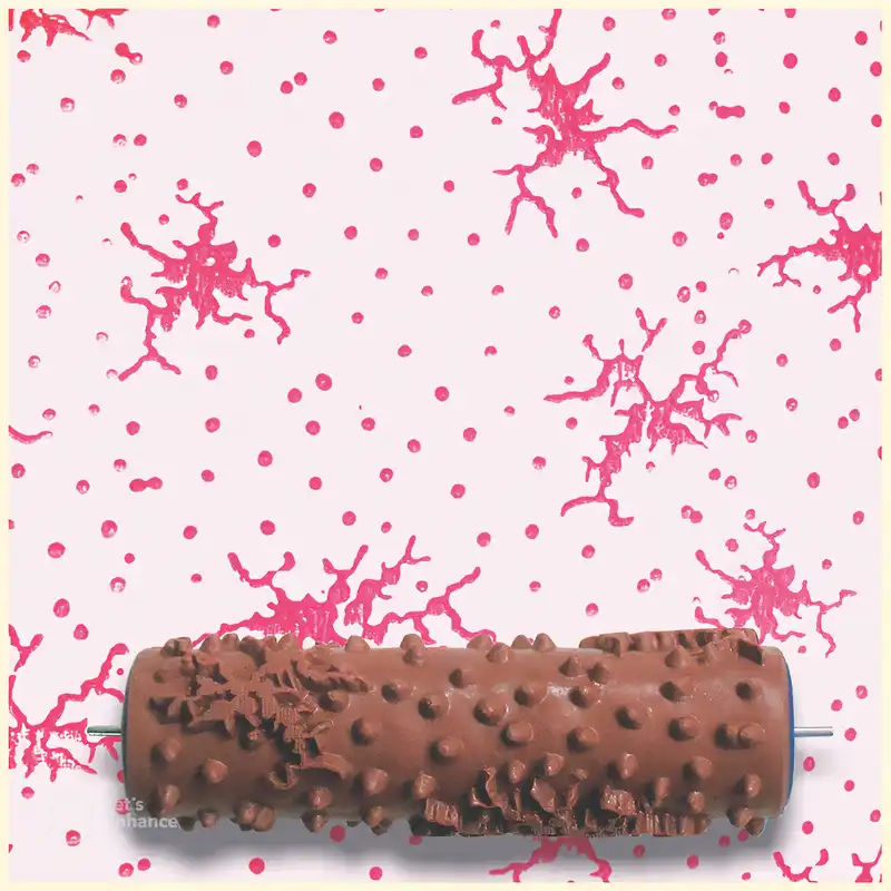 غلتک نقاشی مدل GR25 سایز 6 اینچ