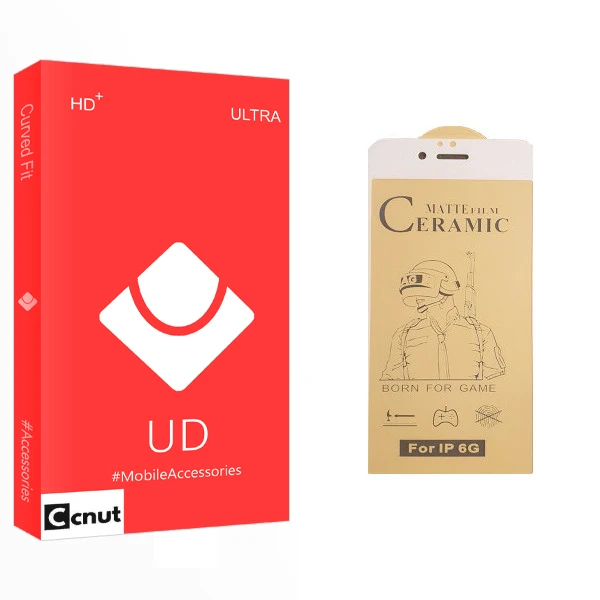 محافظ صفحه نمایش سرامیکی کوکونات مدل UD Glass مناسب برای گوشی موبایل اپل iPhone 6