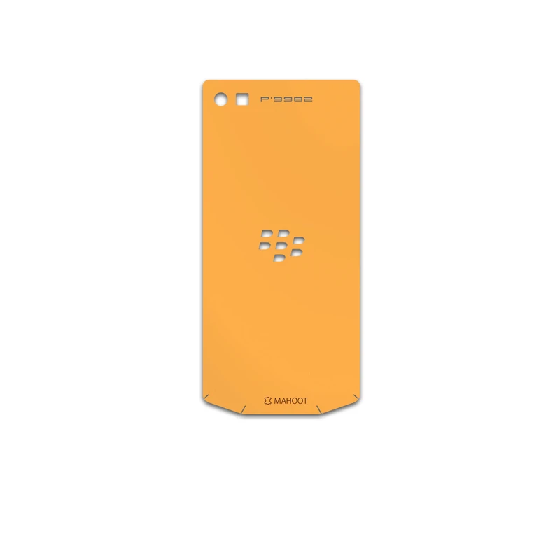 برچسب پوششی ماهوت مدل Matte-Orange مناسب برای گوشی موبایل بلک بری Porsche Design P9982