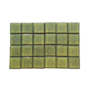 دیوارپوش ساختمان مدل کاشی استخری کد 0021 بسته 24 عددی