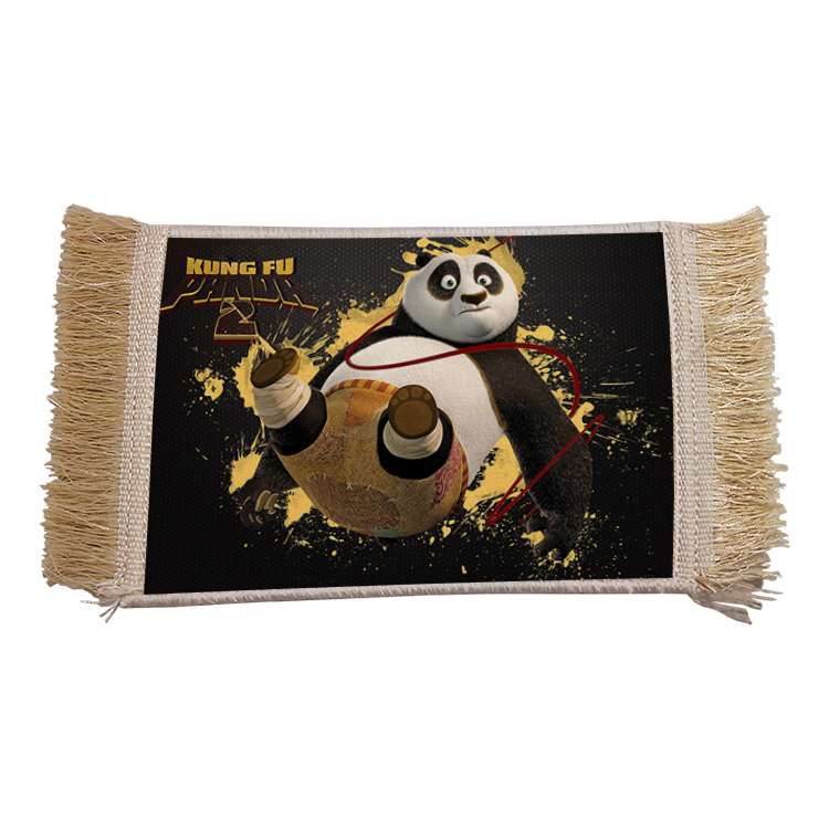 فرش ماشینی دیوارکوب مدل پاندا کونگ فو کار کد 6