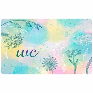 پادری مدل سه لایه رویه مخمل طرح سرویس بهداشتی کد S411 سایز 75x45 سانتی متر