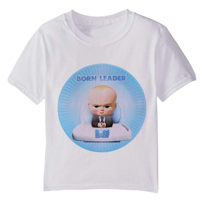تی شرت آستین کوتاه بچگانه مدل بچه رئیس 021